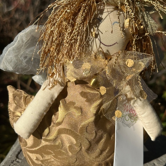 Woof & Poof golden angel with tag - Picture 6 of 8